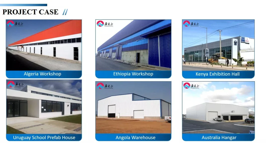 Customized Prefabricated Engineered Steel Structure Workshop Warehouse Hangar Showroom Supermarket Building