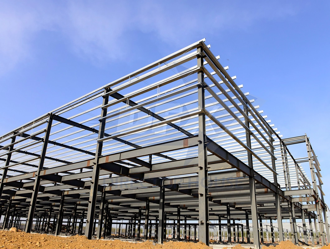 Prefabricated Construction Building Material Poultry Farms Chicken House Hangar Steel Structure Warehouse Workshop