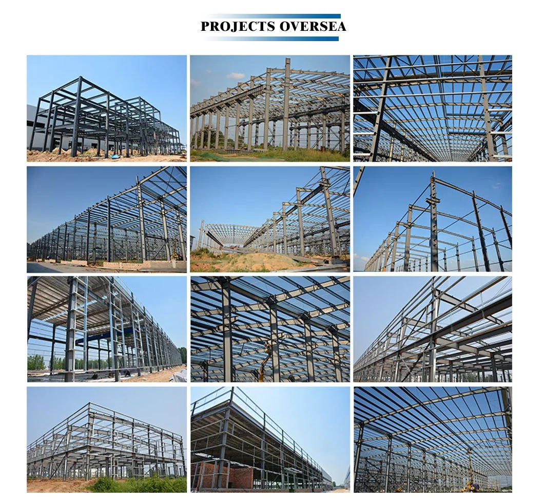 Qingdao Large Span Prefabricated Stable Steel Structure Formwork Workshop Building Material