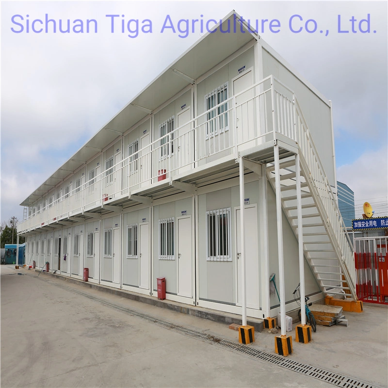 20FT Standard Gray Steel Frame ISO Certificate Temporary Modular Container Prefabricated House